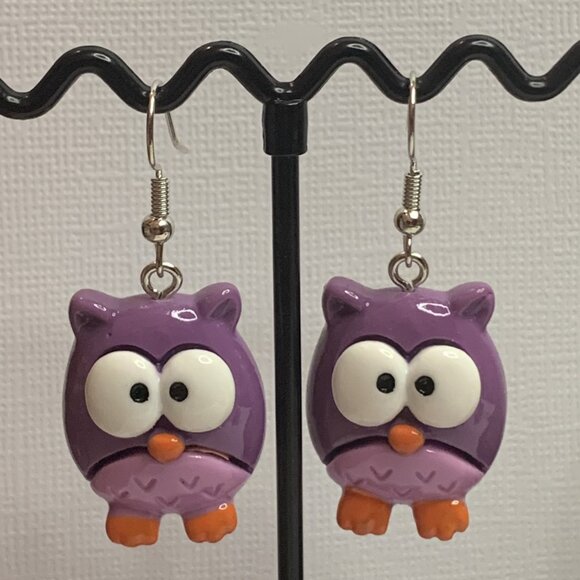 Owl Earring, Bird Earring, Owl Jewelry, Teacher Earring, Teacher Appreciation - Picture 5 of 5
